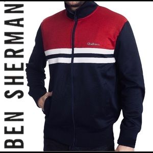 NWT Ben Sherman Jacket Full Zip Tracksuit Track Sweatshirt Gift